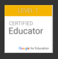 Level 1: Google Certified Educator badge